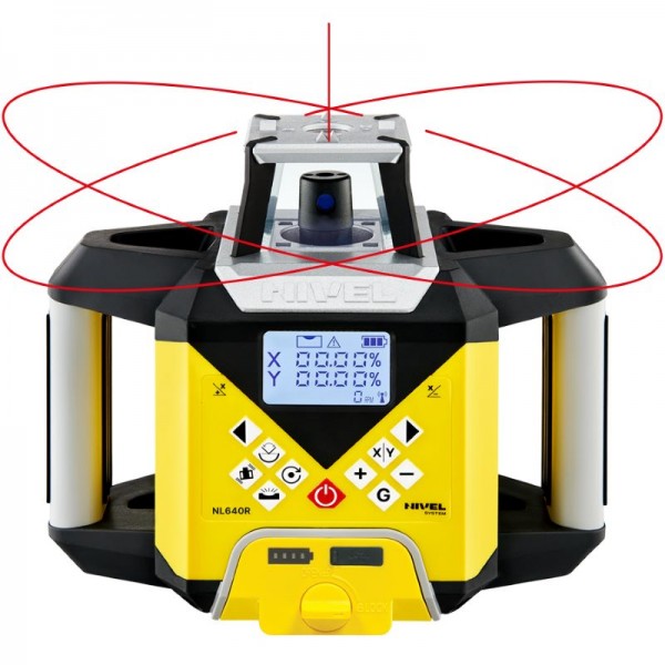 Rotacinis lazeris Nivel System NL640R DIGITAL+ stovas SJJ1+matuoklė LS-24